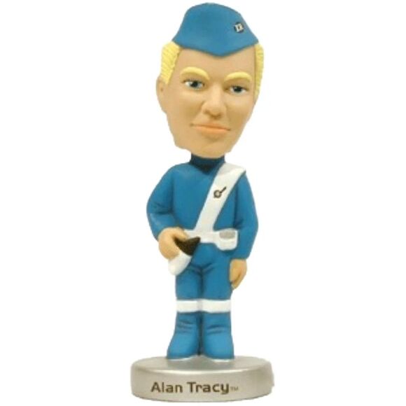 Funko Inc. 1999 Wacky Wobbler Thunderbirds Alan Tracy Bobblehead Blue Retro - Picture 2 of 5